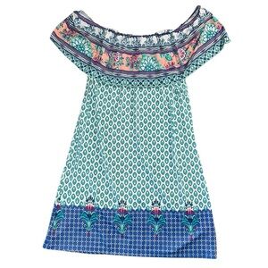 CABANA LIFE Off The Shoulder Coverup Dress Size Large Swim Summer Casual Travel